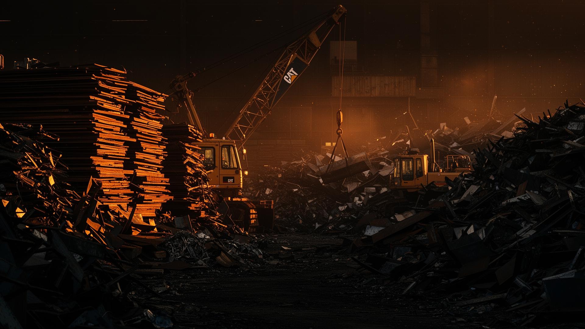 Pátio industrial JRM Silva Sucatas em Caxias do Sul